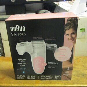 Braun Silk-épil 5 5-620 Cordless Wet & Dry Epilator, Shaver & Trimmer